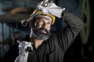 hot industrial worker wondering how effective are industrial fans?