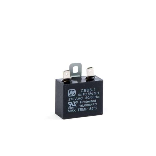 Portacool Replacement Capacitor for the Cyclone 120 and Cyclone 2000 portable evaporative cooler. SKU: CAPACITOR-04