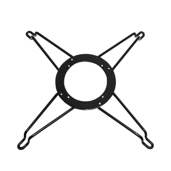 VENTURI-MNT-01 Portacool Classic 16″ Motor Mount Frame with circular center, four outward-extending legs, hook ends, and multiple small holes around the circumference.