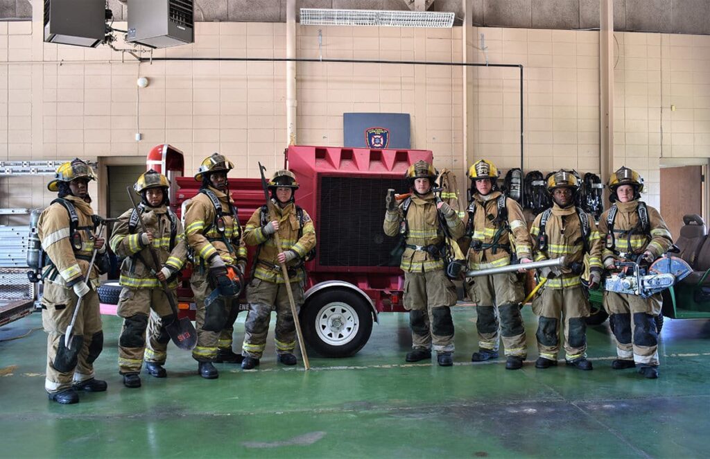 Shreveport Fire Department - Scene Rehab pictured in front of their essential trailer.