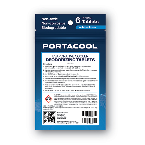 Portacool Deodorizing Water Treatment Tablets (6-pk)