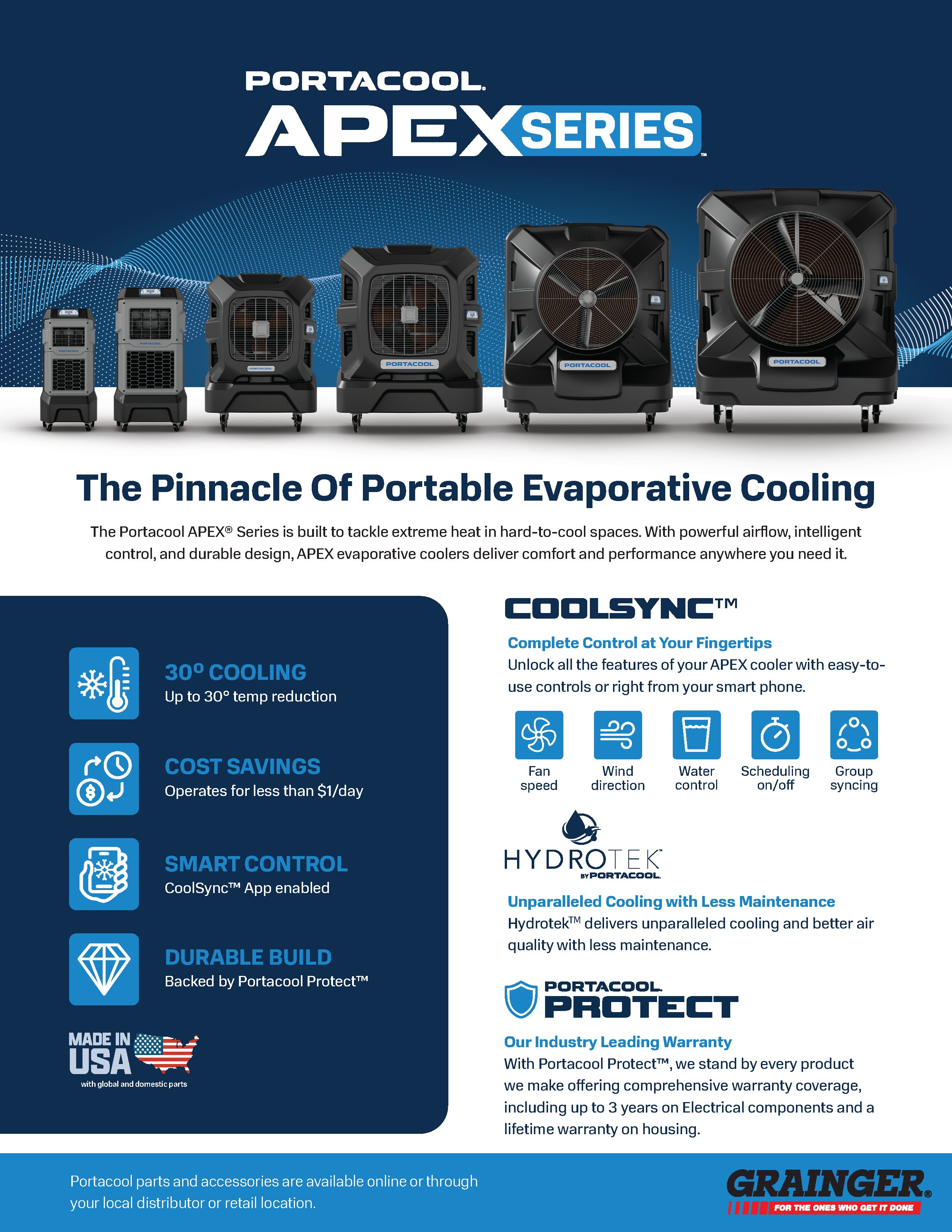 Portacool APEX Grainger Sell Sheet