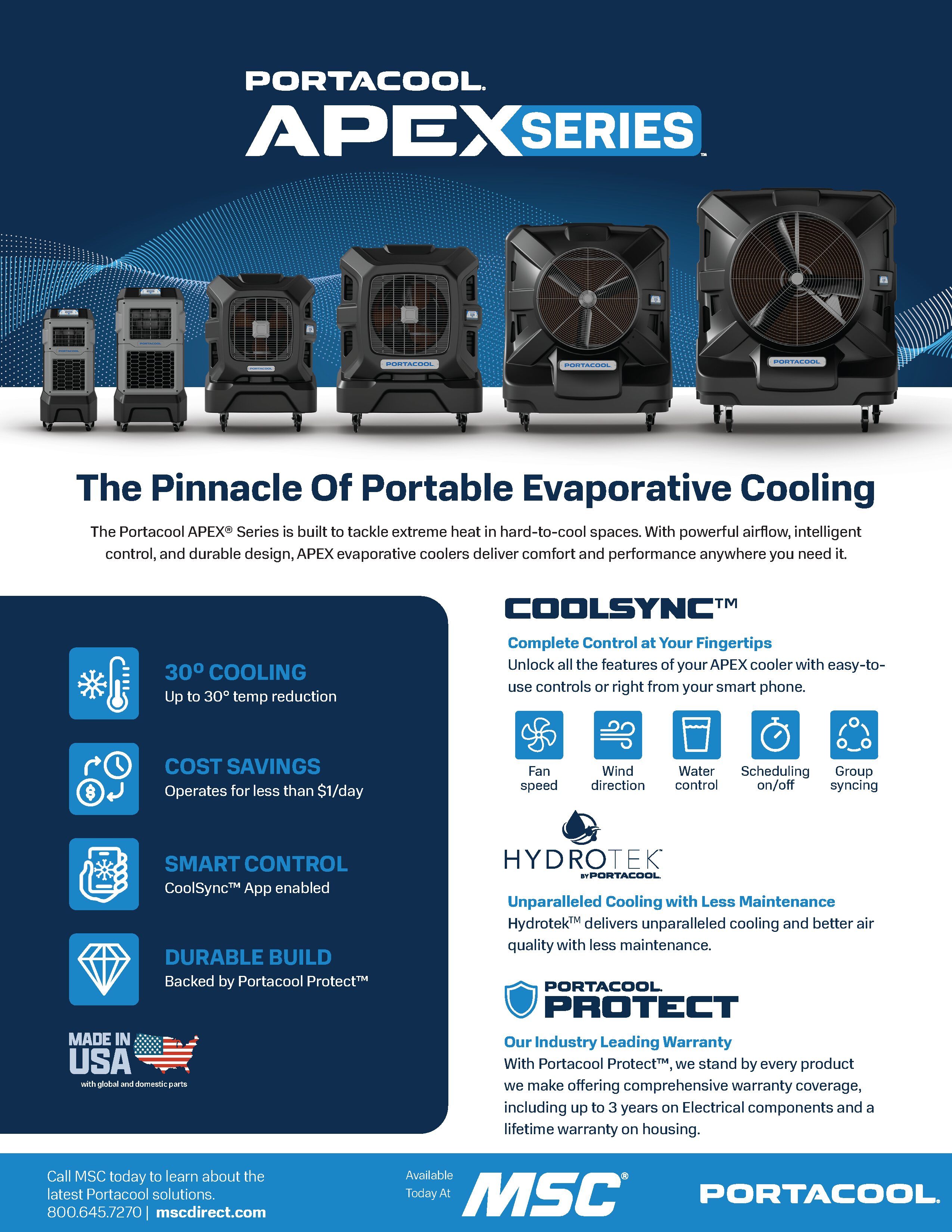 Portacool APEX MSC Sell Sheet